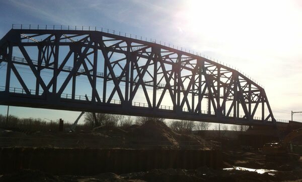 South Shore bridge at Sunset