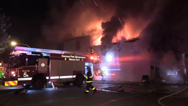 Fire Destroys The Green Olive Restaurant & Bar In Hegewisch